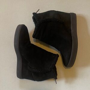 Aquatalia Black Suede Ankle Booties